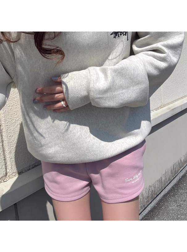 ロゴプリントショートパンツ