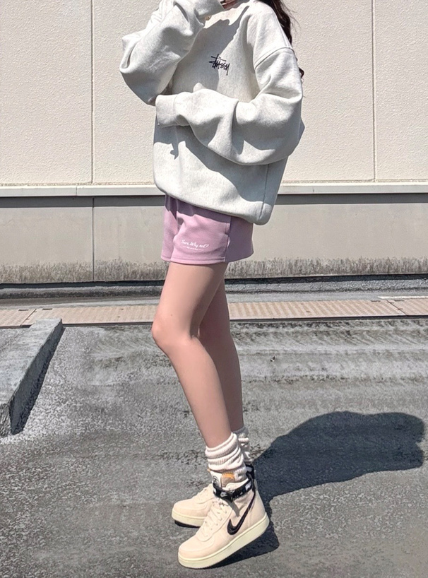 ロゴプリントショートパンツ