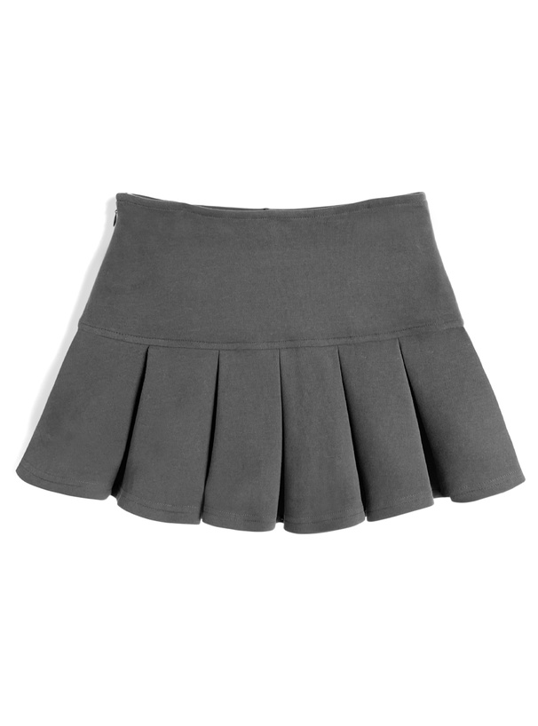 インパン付きプリーツミニスカート