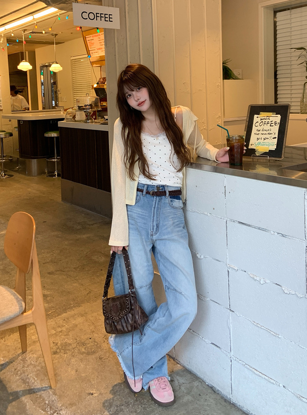 接触冷感ラウンドヘムシアーパーカー