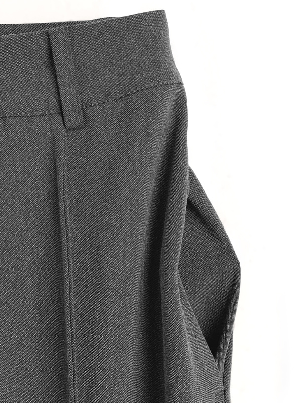 センターピンタックワイドパンツ