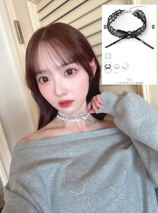 レースリボンチョーカー