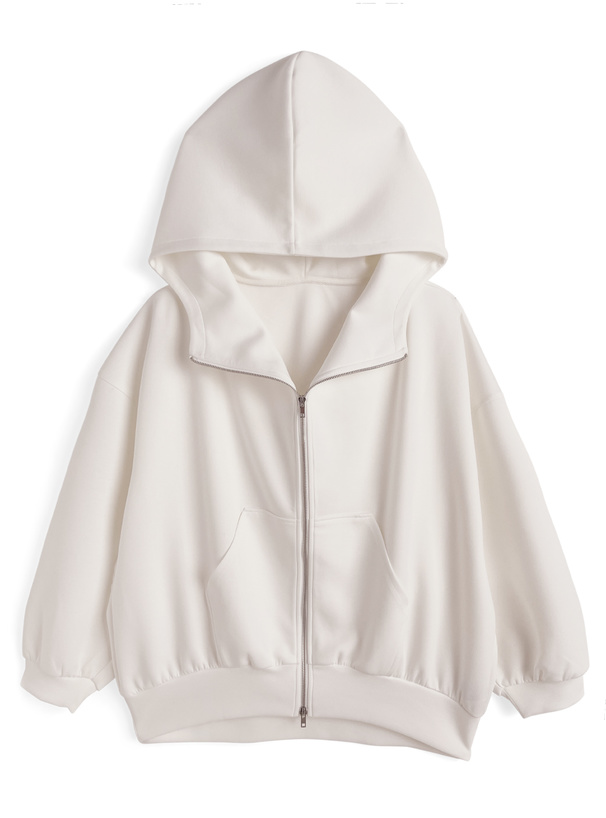 オーバーサイズダブルジップパーカー