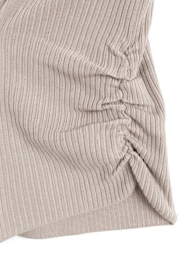 2Wayビッグカラーニットトップス