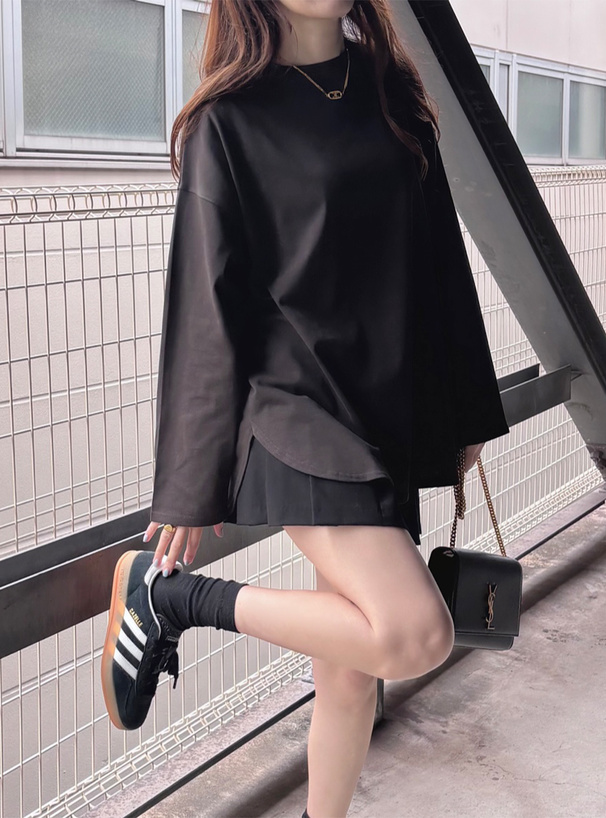 ラウンドヘムビッグロンT