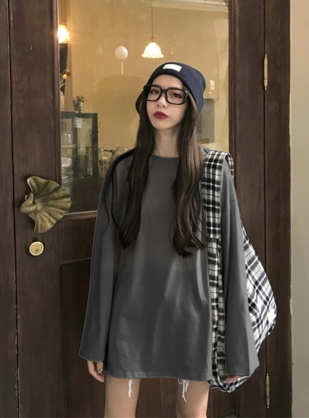 ラウンドヘムビッグロンT