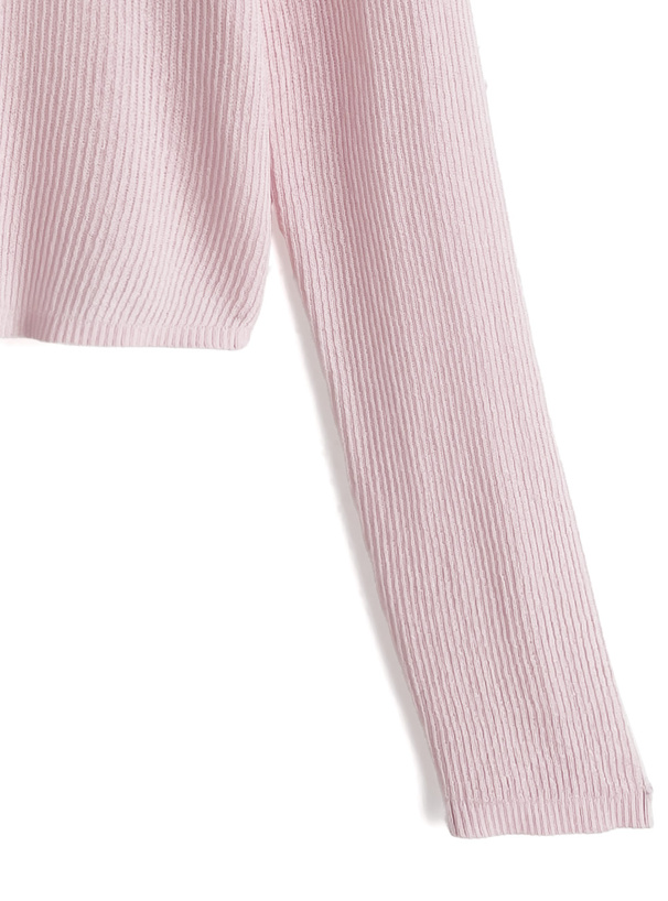 ビジューボタンシアーニットカーディガン