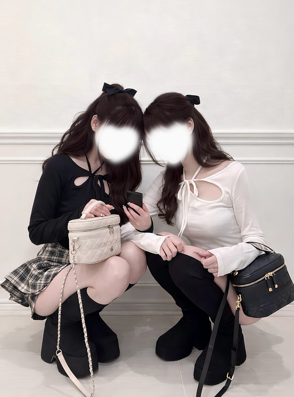 2Wayカットアウトリボントップス