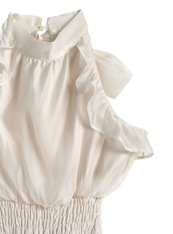 三上悠亜 シアーアメスリロングワンピース