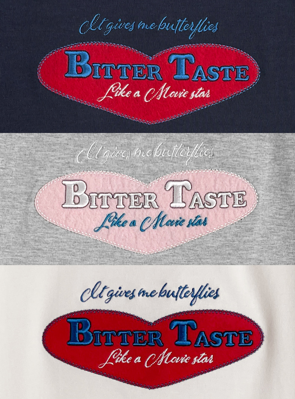 フェルトロゴ刺繍Tシャツ