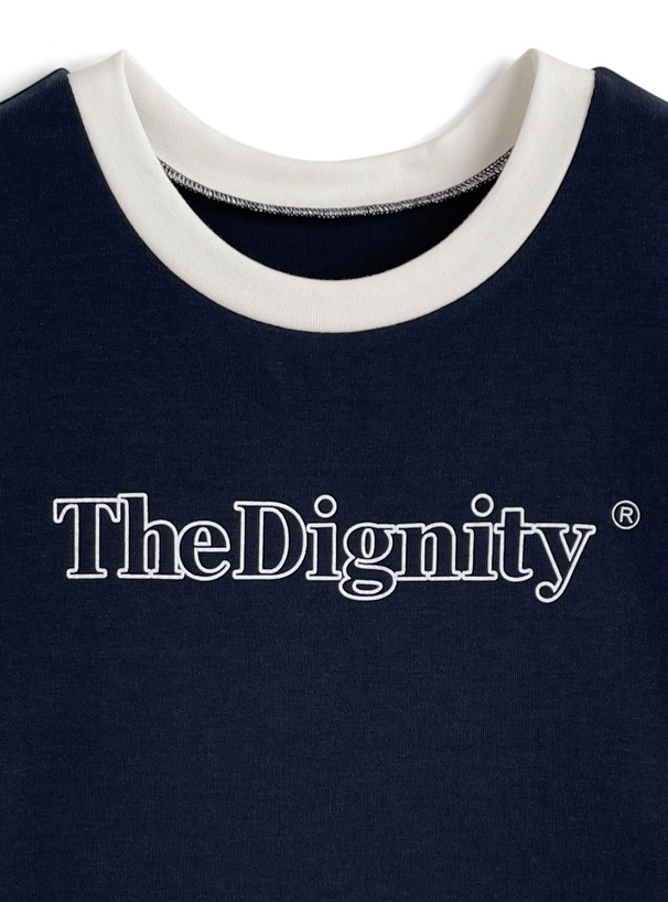 配色ロゴプリントTシャツ