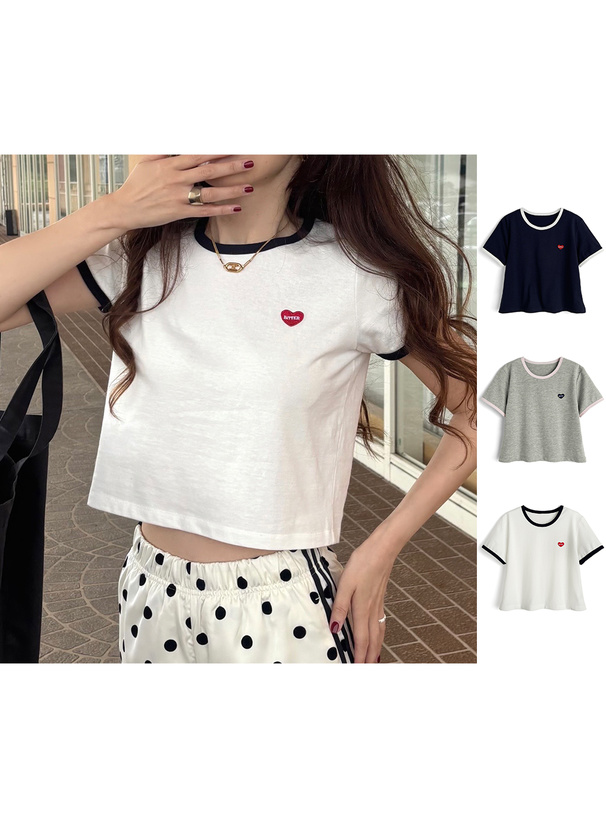 ハートロゴリンガーTシャツ