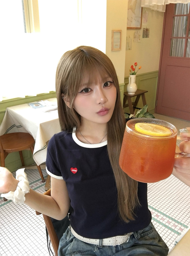ハートロゴリンガーTシャツ