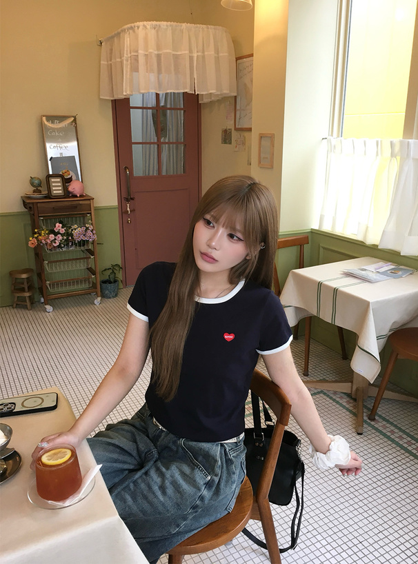 ハートロゴリンガーTシャツ