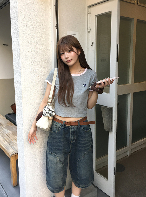 ハートロゴリンガーTシャツ