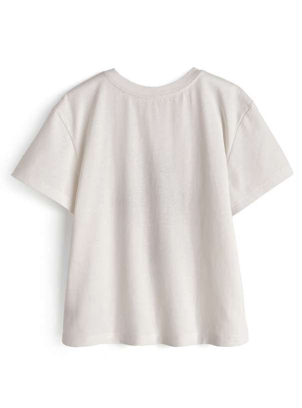 クロスロゴ刺繍Tシャツ