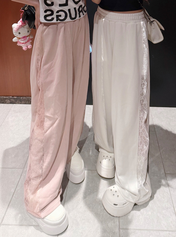 サイドレーススウェットパンツ