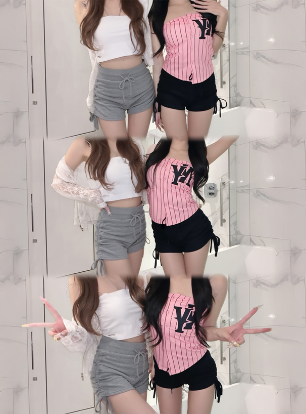 サイドドロストトスウェットショートパンツ