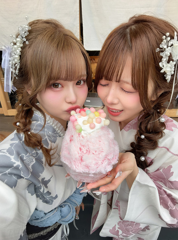 牡丹柄浴衣セット