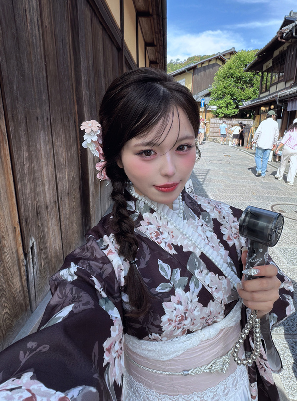 冷却プレート付きクリアハンディファン×ラインストーンシール3枚セット