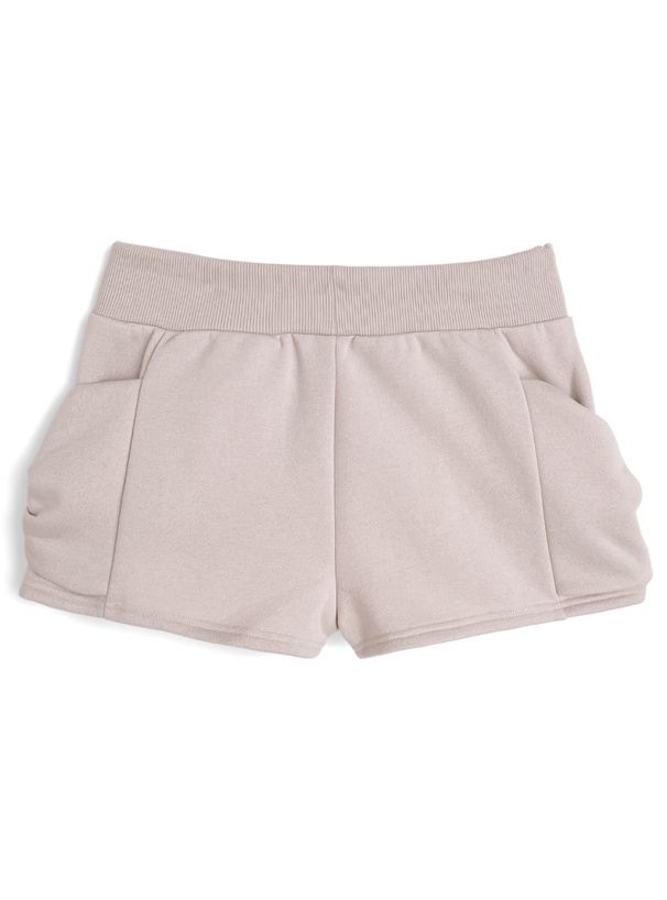 サイドリボンスウェットショートパンツ