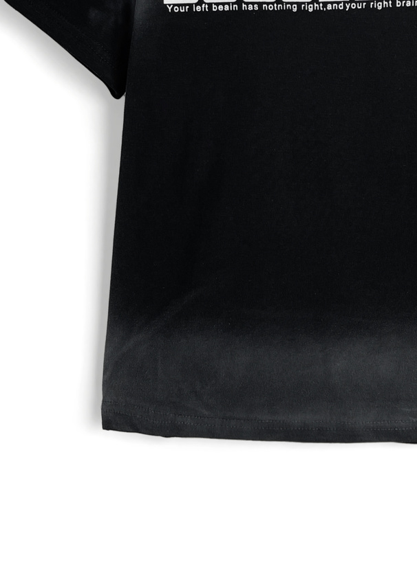 スプレープリントロゴTシャツ