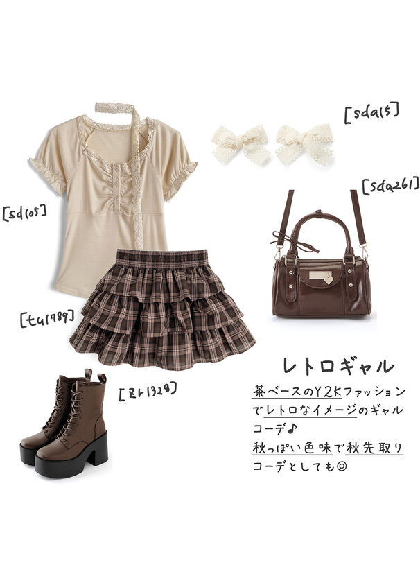 チョーカー付きレーストップス