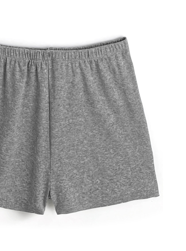 インパン付きヘンリーネックフレアミニワンピース