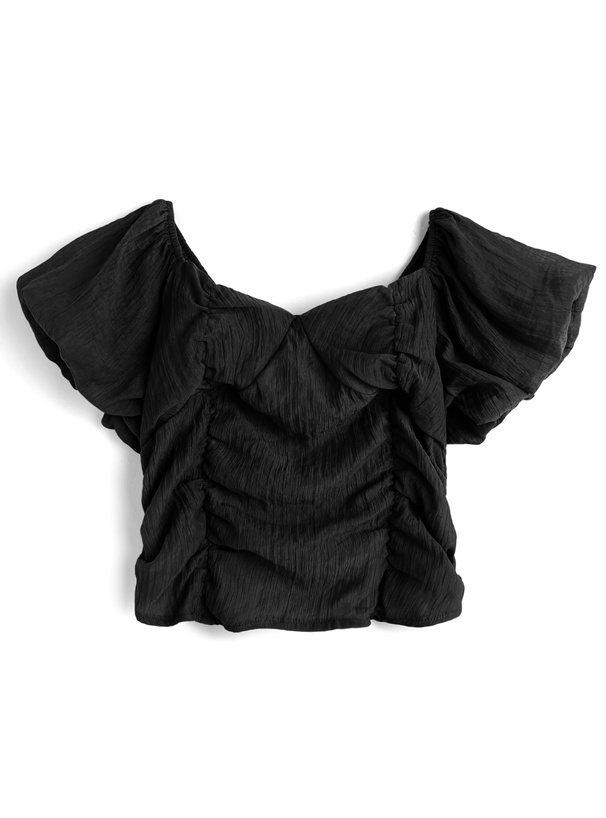 ギャザーパフスリーブブラウス[sd124] | レディースファッション通販の