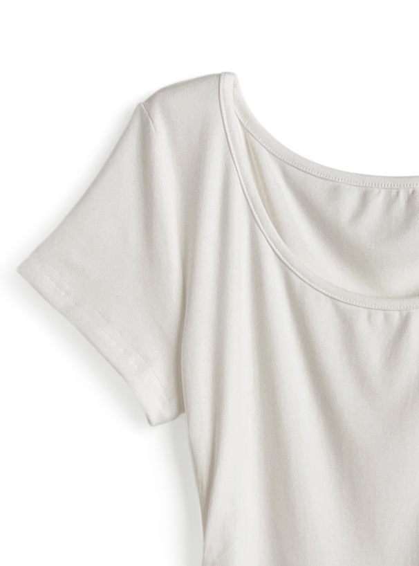 チュールドッキングサイドギャザーフリルトップス