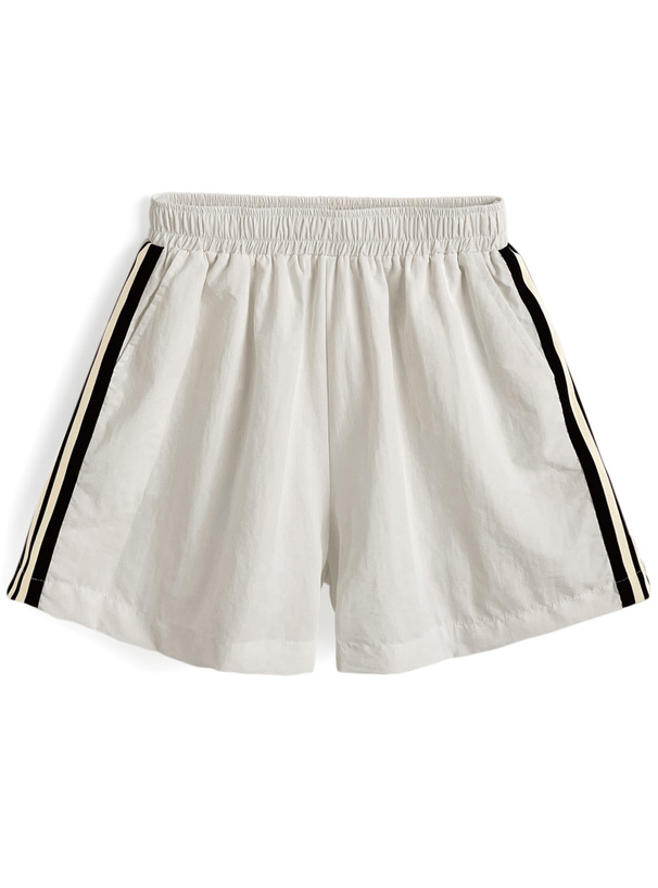 ダブルジップブルゾン×ショートパンツサイドラインセットアップ