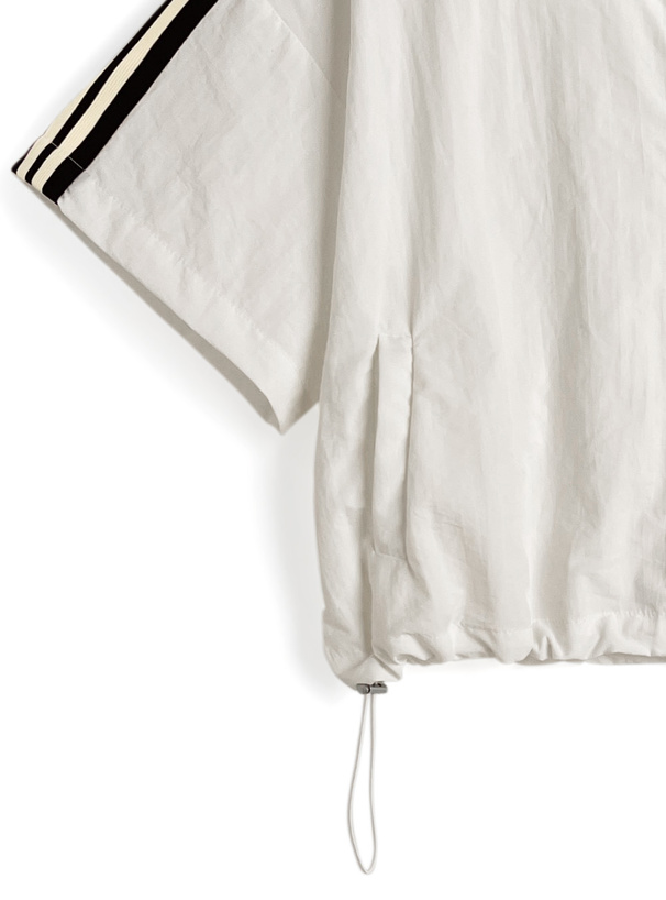 ダブルジップブルゾン×ショートパンツサイドラインセットアップ