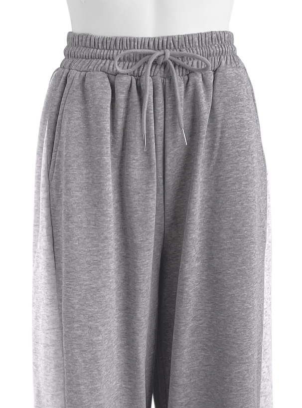 配色スウェットワイドパンツ