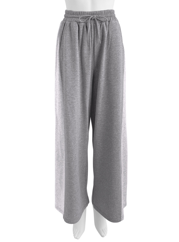 配色スウェットワイドパンツ