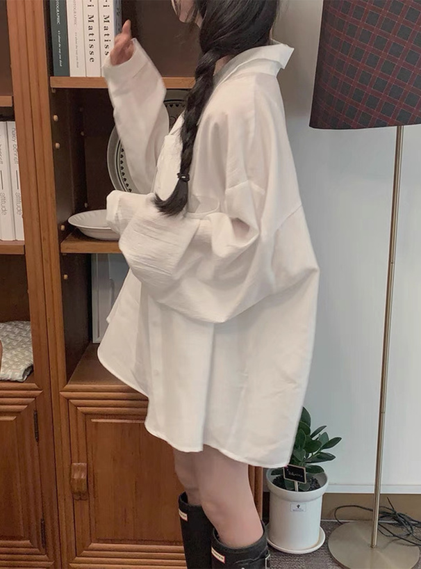 オーバーシャツ×キャミソールワンピースセットアップ