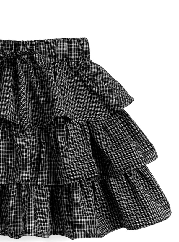 DimMoire PUNKフリルミニスカート　チェック dimmoire PUNKフリルミニスカート【チェック】 ディムモアール PUNK