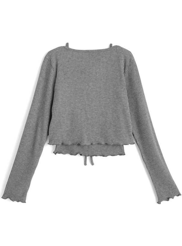 メロウリブカーディガン×キャミソールアンサンブル