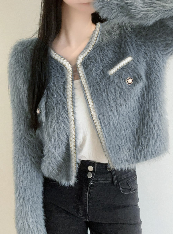 ブレードシャギーニットカーディガン[sd182] | レディースファッション