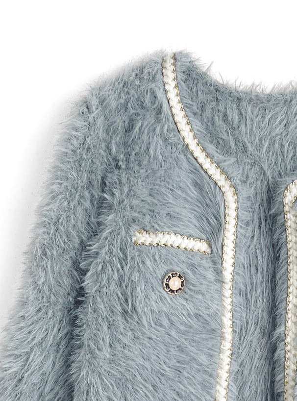 ブレードシャギーニットカーディガン