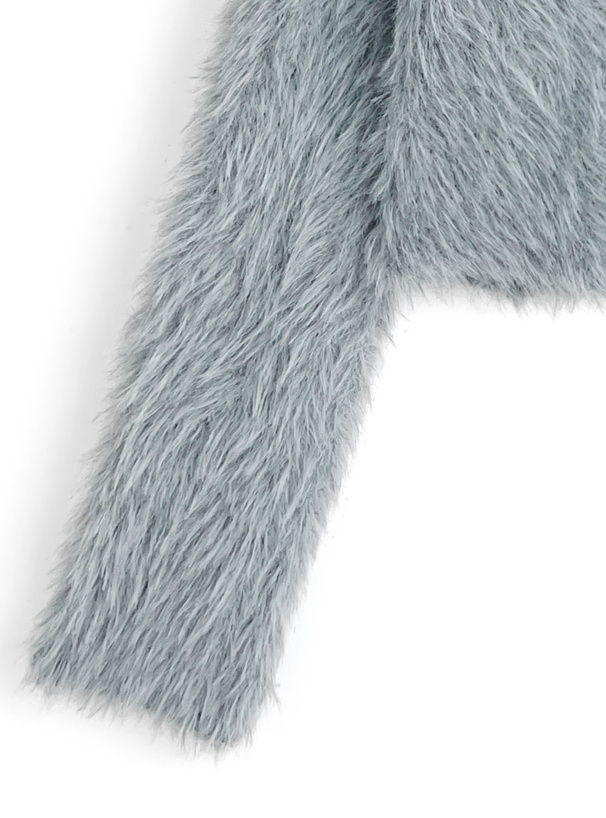 ブレードシャギーニットカーディガン