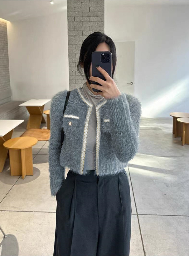 ブレードシャギーニットカーディガン[sd182] | レディースファッション