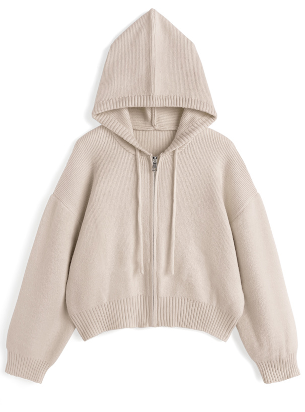 フード付きニットパーカー[sd190]