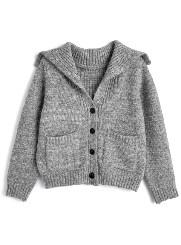 セーラーカラーニットカーディガン[sd194] | レディースファッション