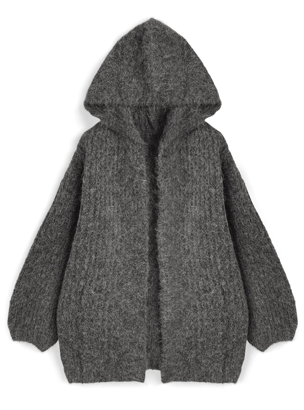 フード付きニットカーディガン[sd196]