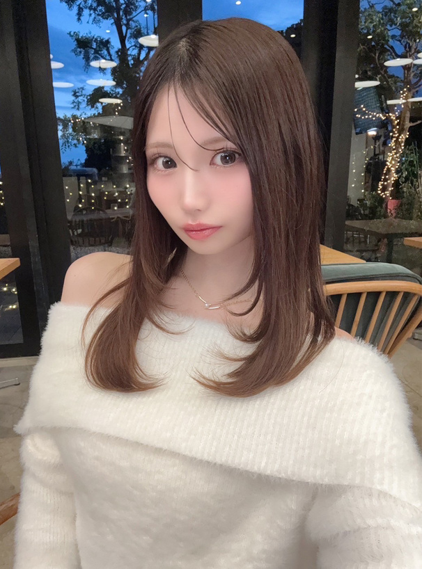 パールスティックチェーンネックレス