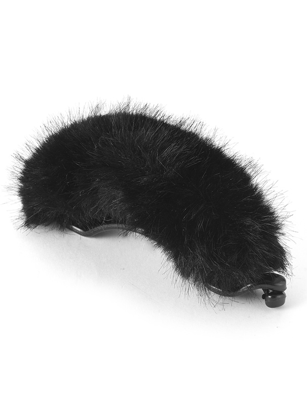 ラウンドファーヘアクリップ