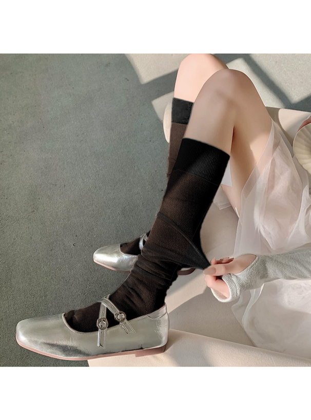 メッシュシアーハイソックス