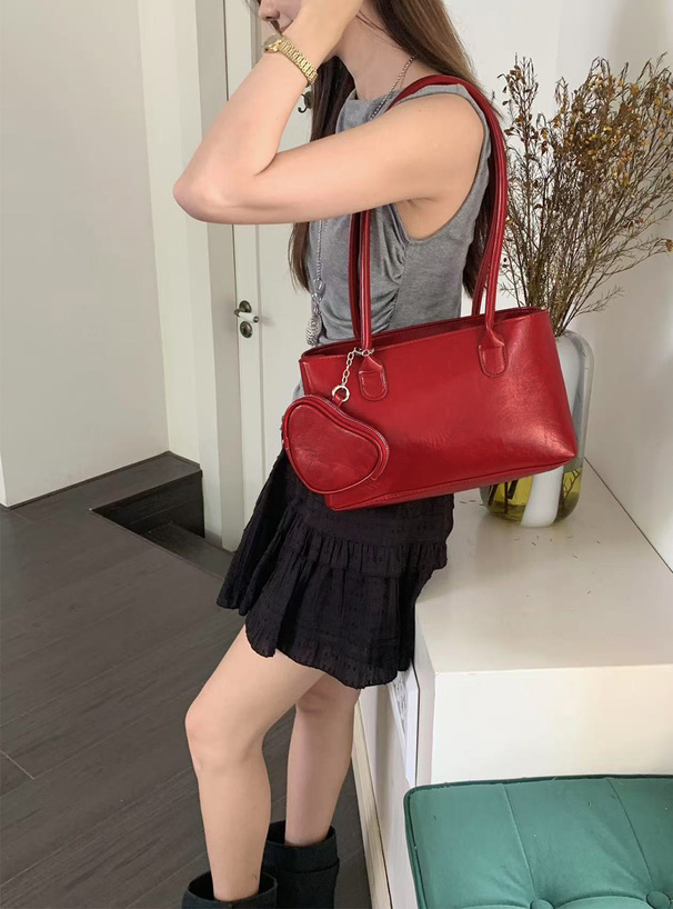 ポーチ付きスクエアショルダーバッグ[sda205] | レディース