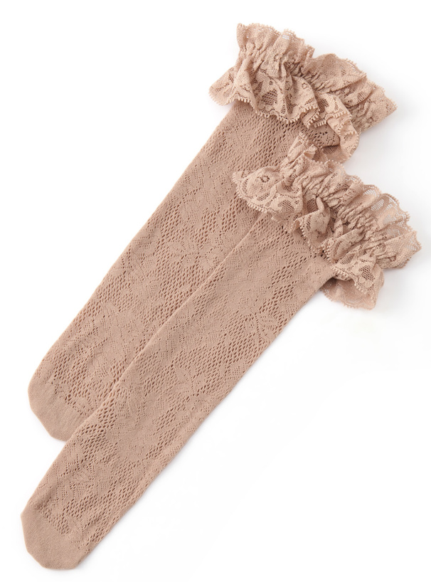 レースフリルソックス