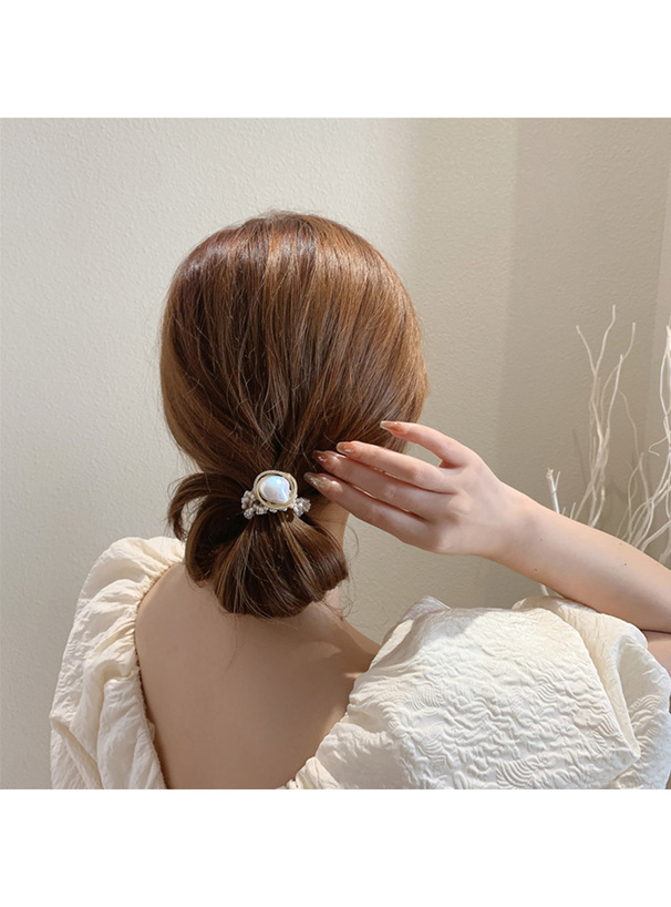 パールビジューヘアゴム
